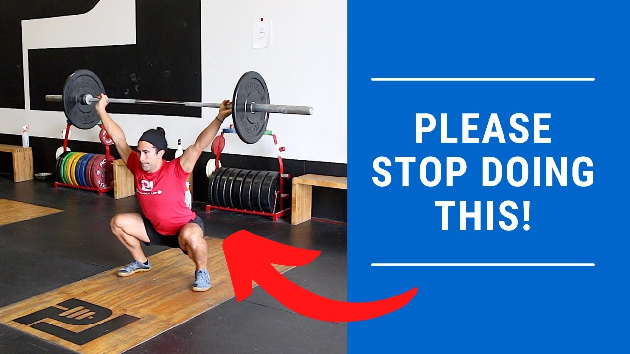 Snatch Catch - Stop using the wrong muscles in your Olympic Lifts - Part 4