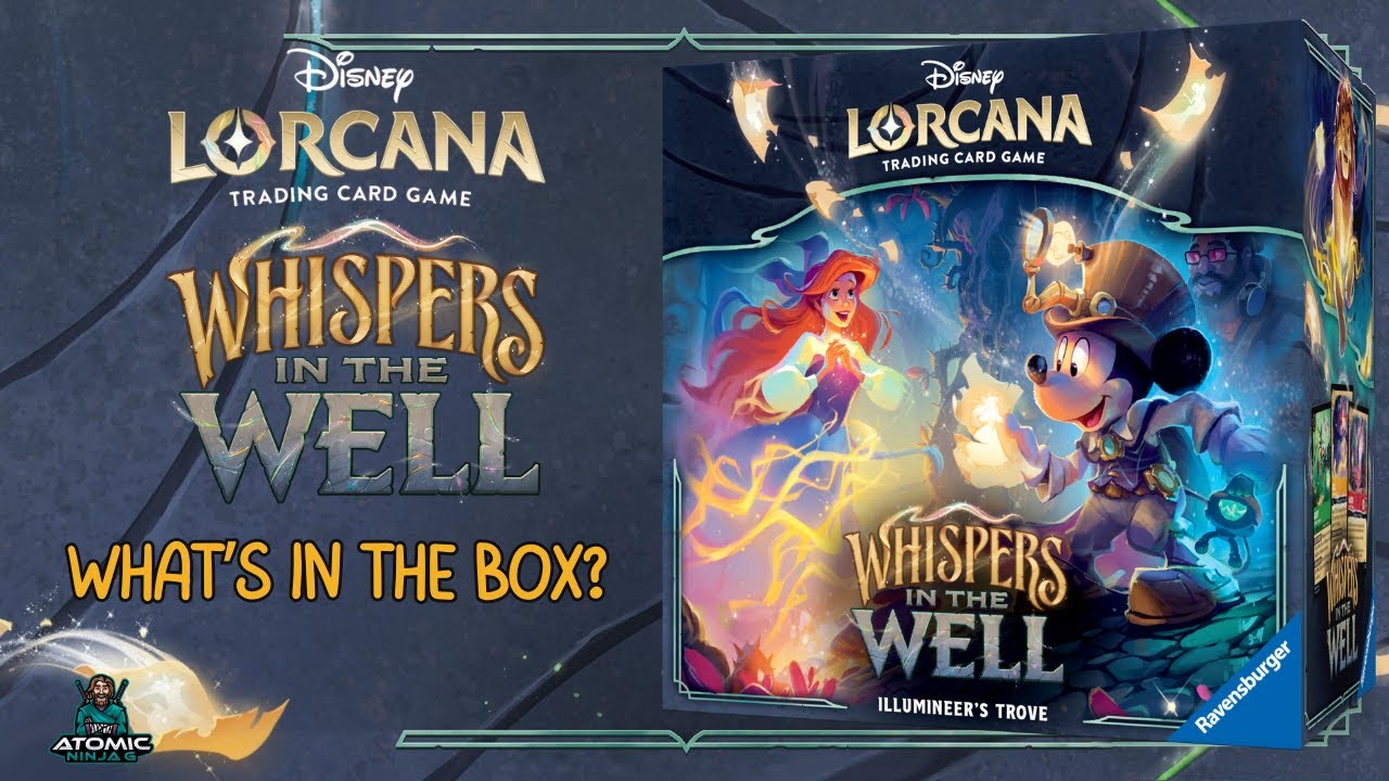 Распаковка подарочной коробки Disney Lorcana с потрясающими картинками!