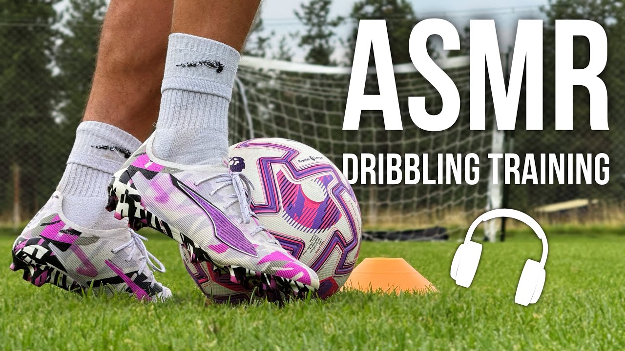 ASMR Dribbling Training Session For Soccer / Football In Puma Ultra 5