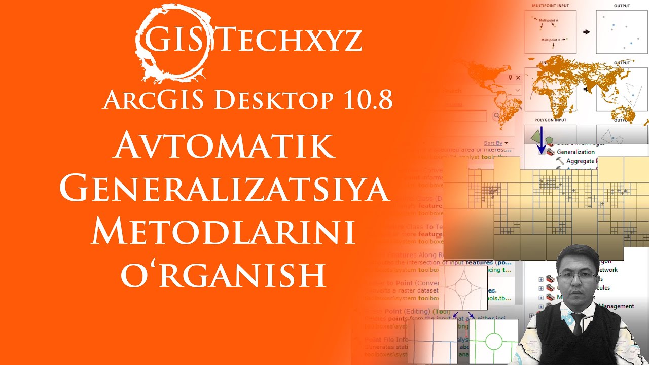 ArcMapda Avtomatik Generalizatsiya Metodlarini O'rganish
