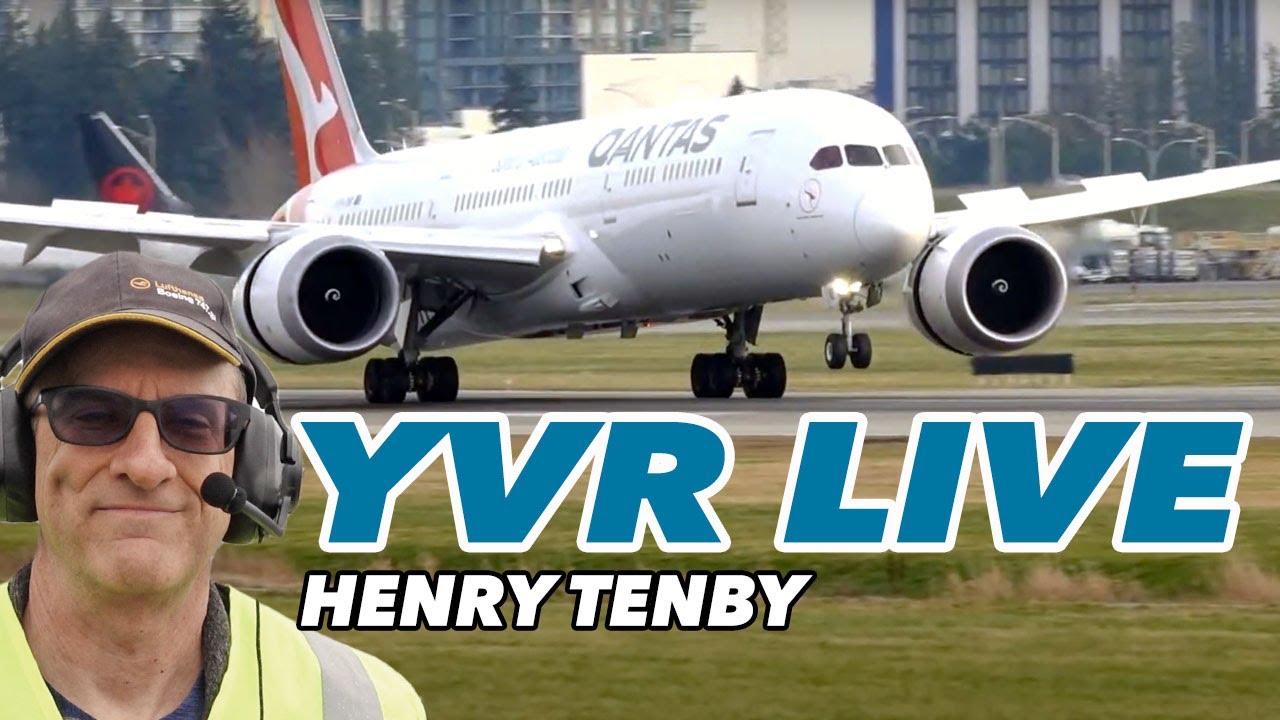 POP-UP SHOW! YVR Vancouver Airport LIVE plane spotting with Henry Tenby | JAN 20 2025