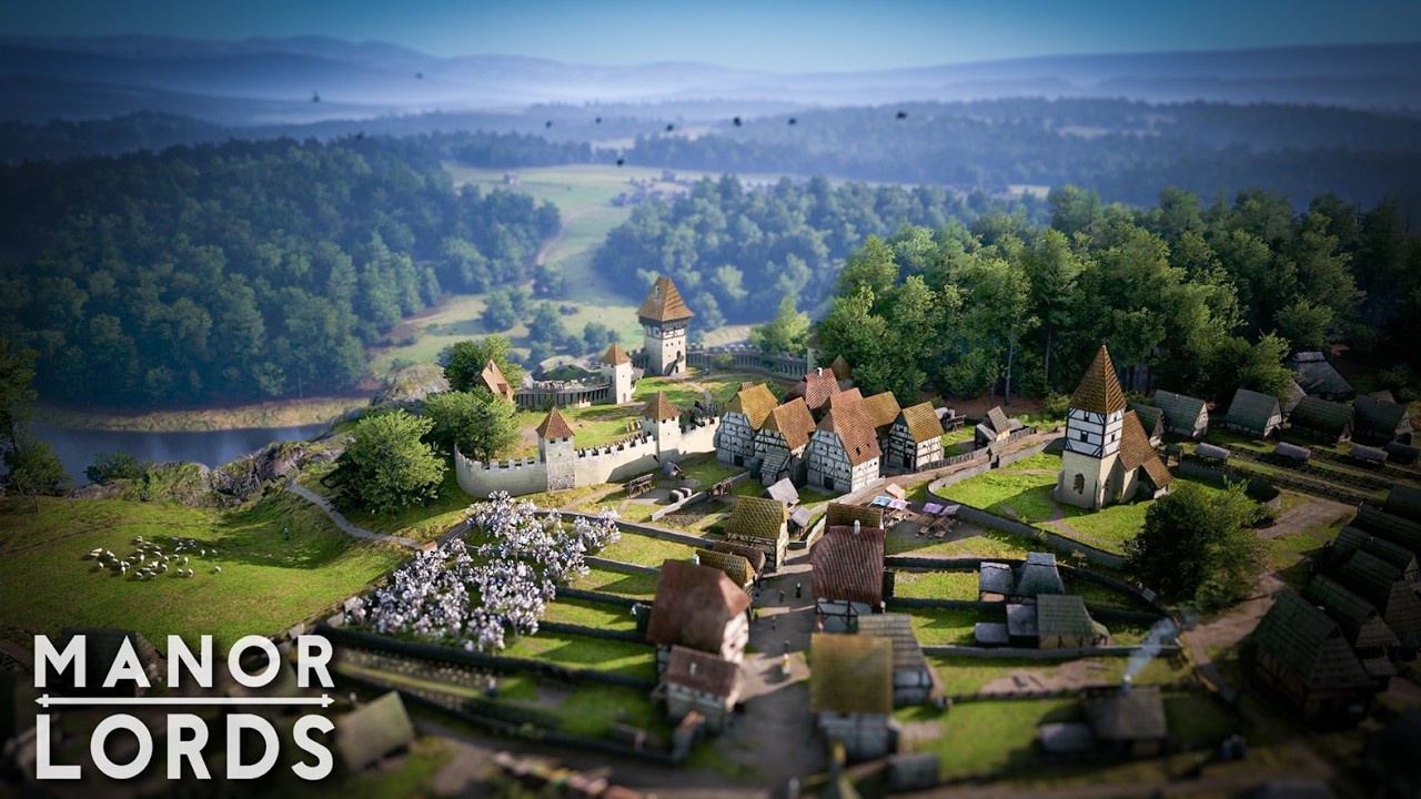 НОВОЕ ОБНОВЛЕНИЕ Manor Lords &mdash; строим средневековую деревню! (Расслабляющее прохождение)