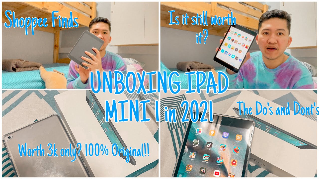 IPAD MINI 1 Unboxing 📱📲 Still worth it pa ba sa 2021// Shoppee Finds // 💯Legit