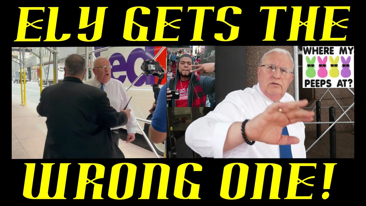 Frauditor Fool Ely Gets Wrong Security Guard in NYC!