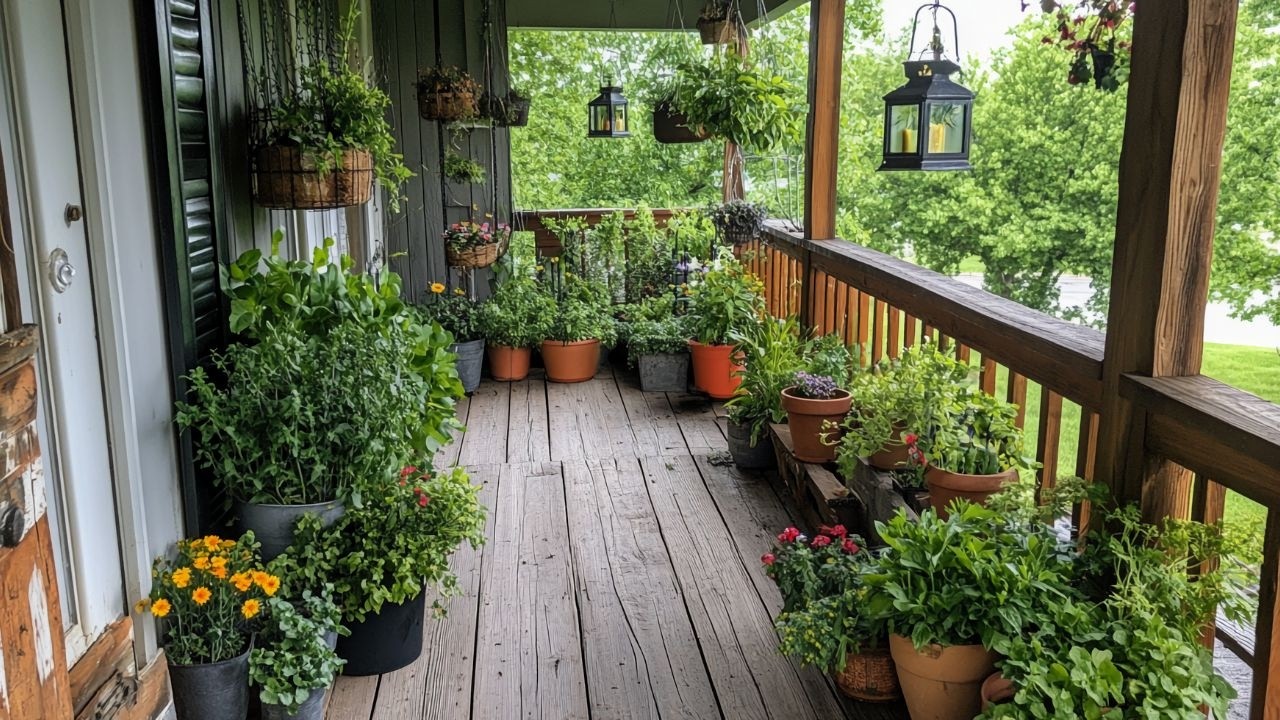 Create Outdoor living Farmhouse Garden Oasis: Small Garden Plant Ideas for a Cozy Feel