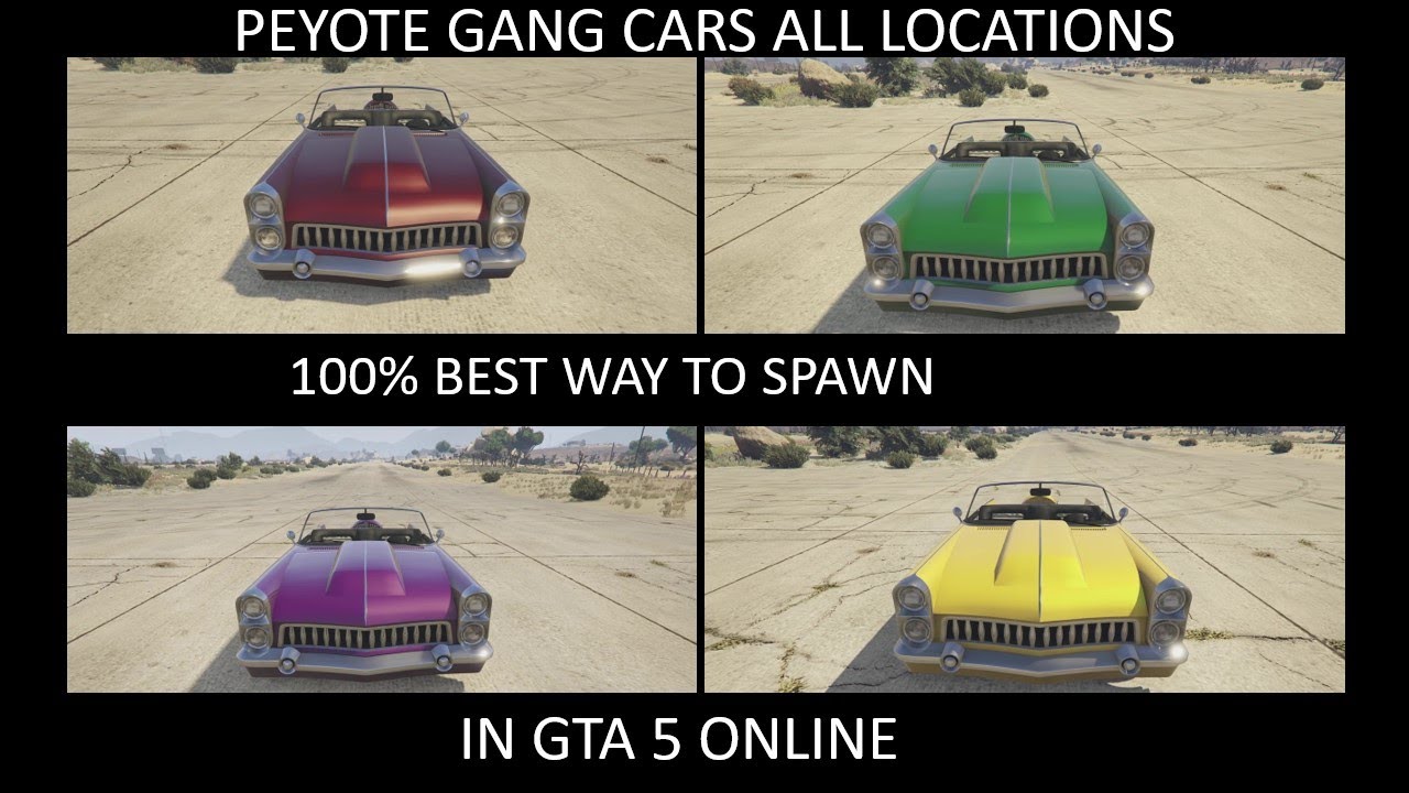 How To Get The RARE VAPID PEYOTE Gang Car In GTA 5 Online