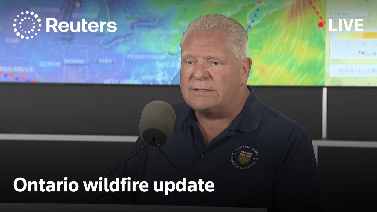 LIVE: Ontario officials hold briefing on wildfires