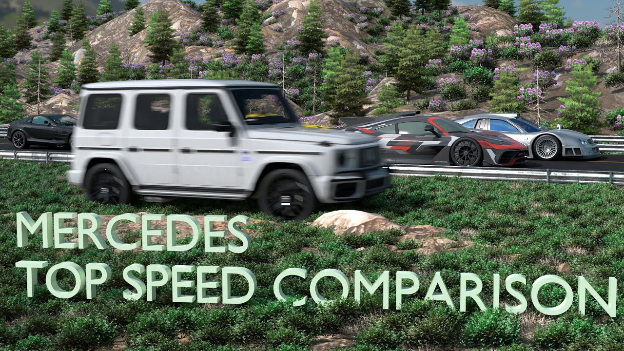 MERCEDES TOP SPEED COMPARISON | FASTEST MERCEDES Comparison 