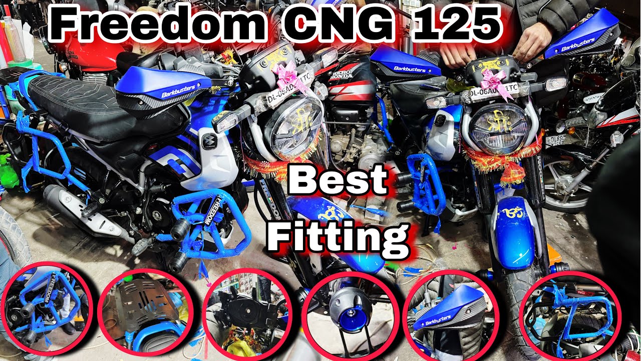 Freedom 125 CNG 🚀🏍️Bike modified🪛🔧🛠️ Full accessories and review🛞