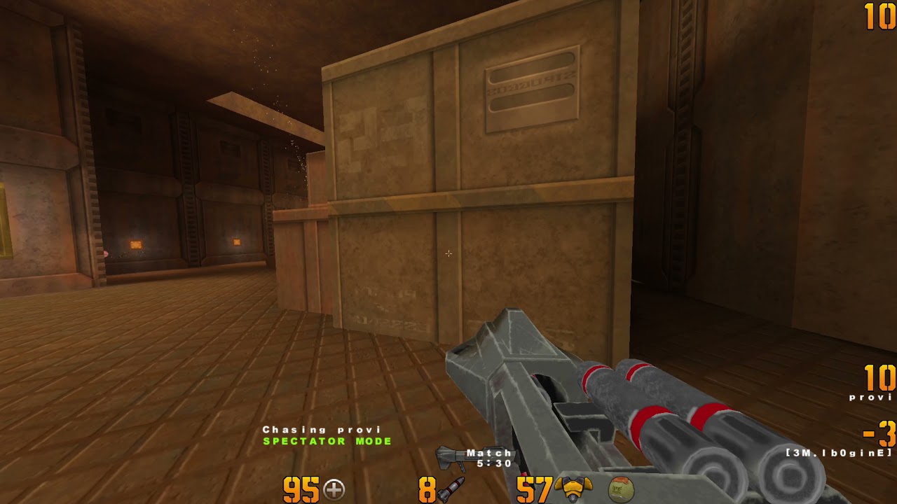 QUAKE 2 | EDL #7 | Ib0ginE vs provi | 2nd map q2dm1 (The Edge) | Round 1/8, Losers Bracket
