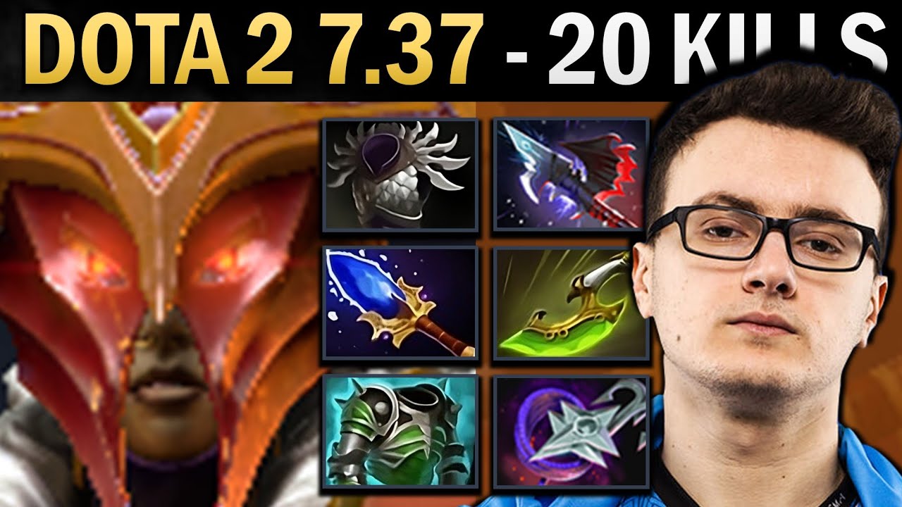 Legion Commander Gameplay Miracle with 20 Kills and 1000 GPM - Dota 2 7.37