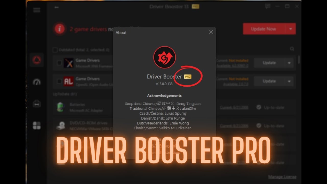 Driver Booster 13 Pro - Fix Your Driver - 2025