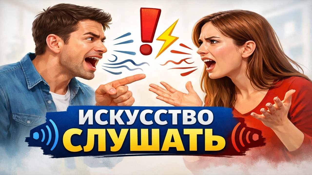 Искуство слышать.  #психология #разговор #ошибка #коммуникация #отношения