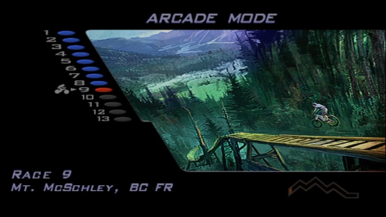 Downhill Domination pc Arcade mode Race 9 -MT. MCSCHLEY, BC FR