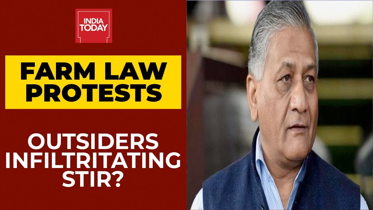 Farmers Protest| Agitators Not Farmers: General VK Singh's Big Claims On Outsiders Infiltrating Stir