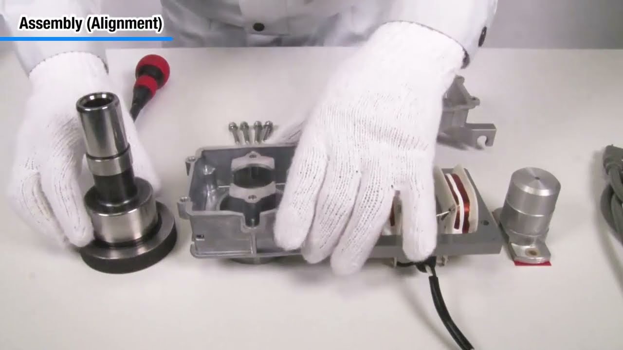 NITTO KOHKI LA 28B 45C Maintenance 7  Assembling Blower Body