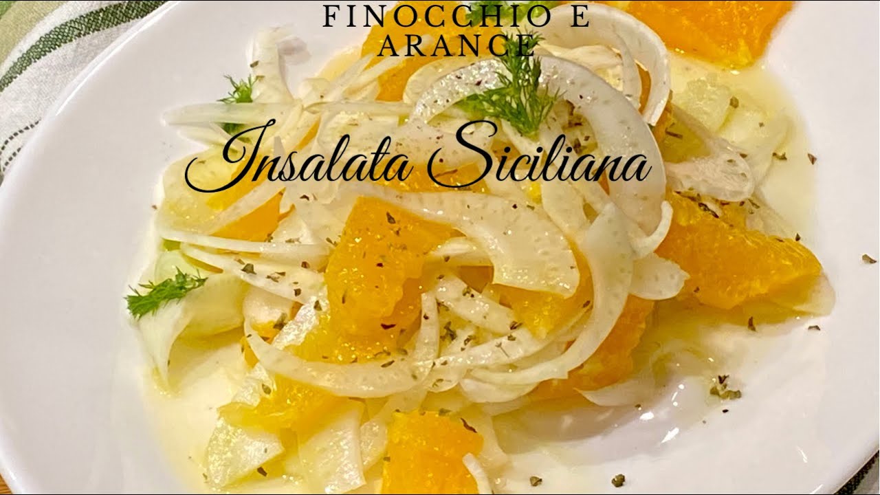 Insalata siciliana di finocchi e arance