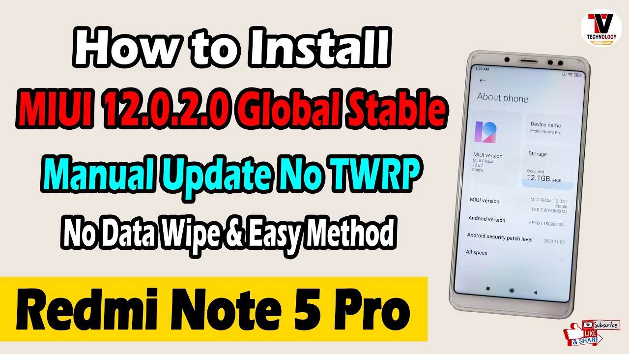 Redmi Note 5 Pro Официальная прошивка MIUI 12.0.2.0 | Способ ручного обновления | Без удаления да...