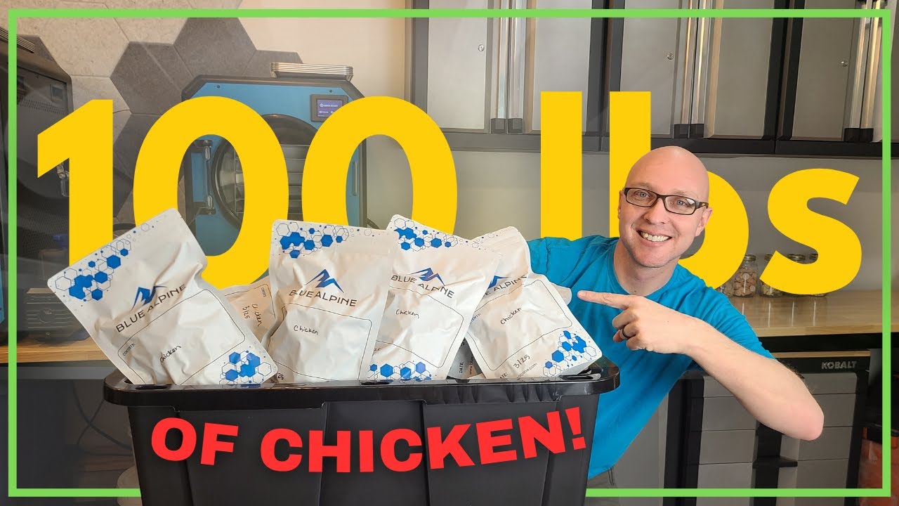 What Does 100 lbs of Freeze-dried Chicken Look Like?