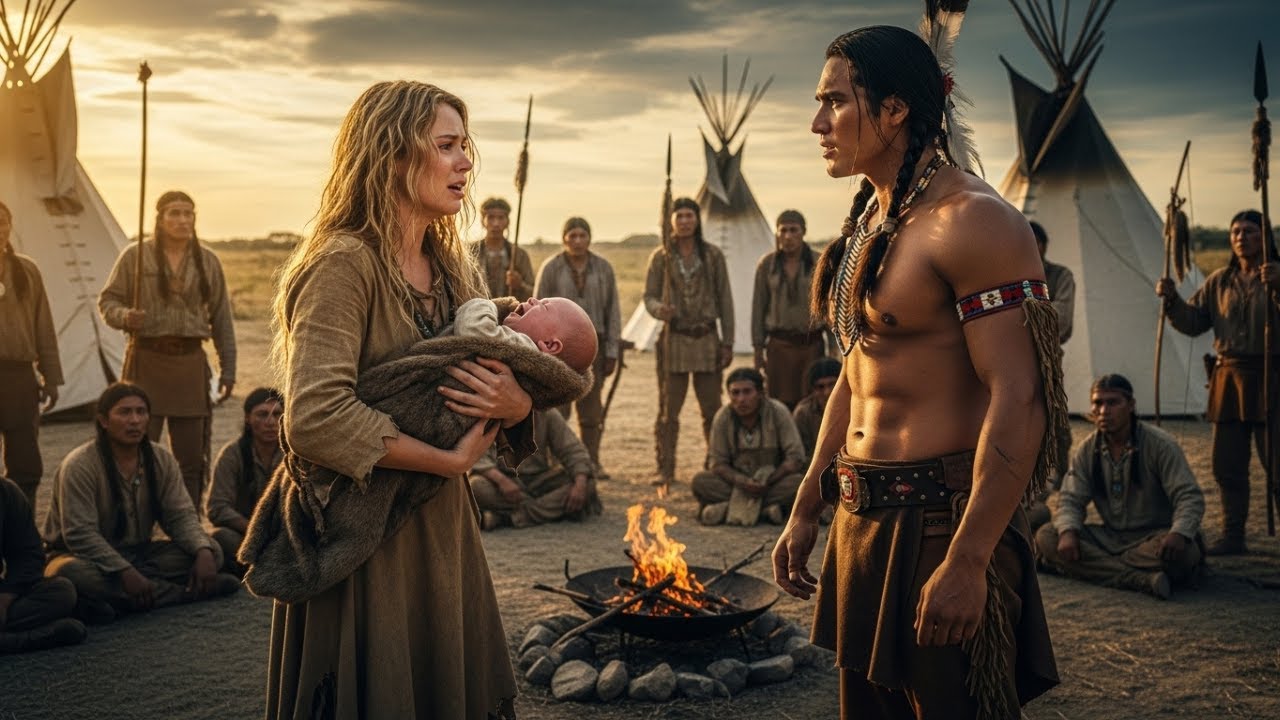 WHITE WOMAN RISKS HER LIFE TO STOP THE KIDNAPPING OF A BABY AND REVEALS THE TRUTH TO THE COMANCHE