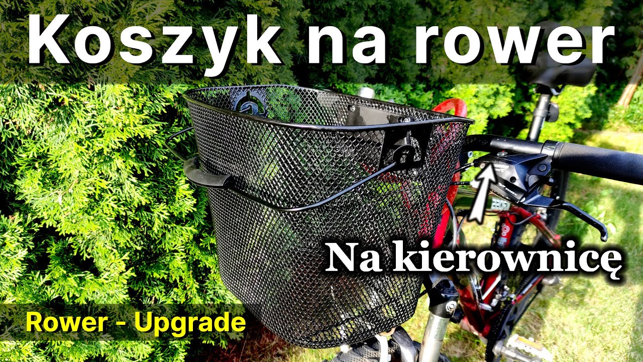 Rower 4 - Koszyk na rower na kierownicę - Jaki koszyk do roweru wybrać