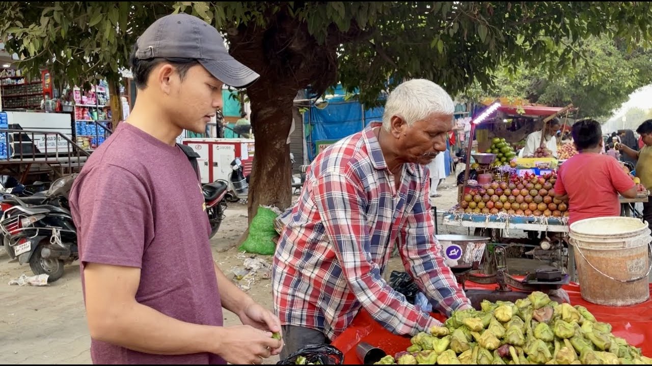 BUAH TERUNIK 1TAHUN SEKALI PAS MUSIM DINGIN DATANG DI INDIA!RASANYA UNIK BANGET!