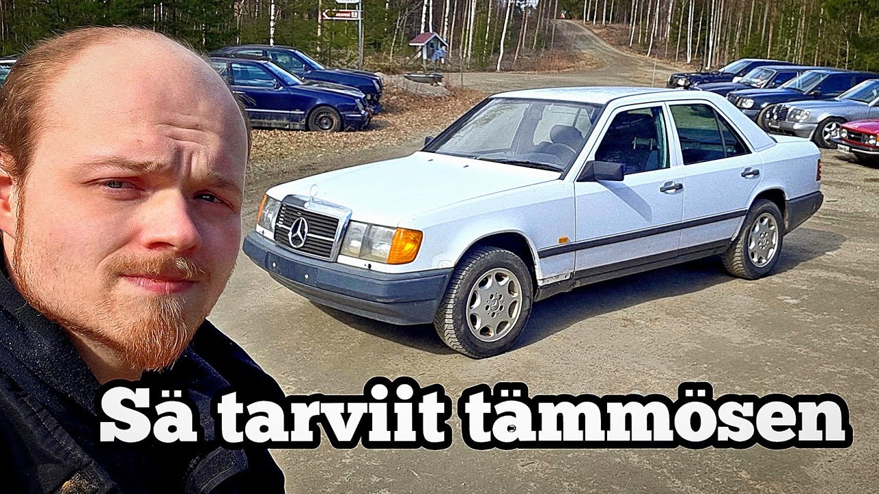 OSTA SE !? w124 200D om601 - Samin ja Iidan pihan tyhjennys PT1