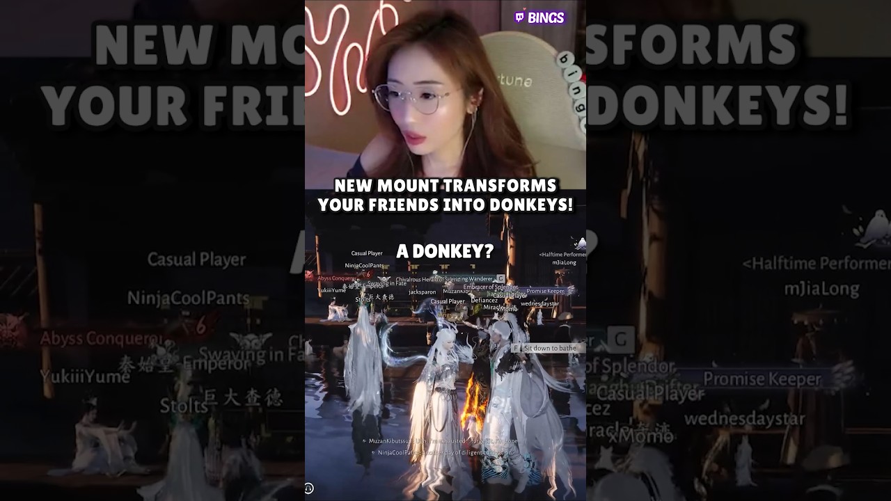 TROLL YOUR FRIENDS WITH THIS NEW DONKEY MOUNT 😆 #wherewindsmeet