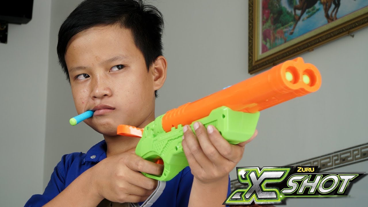 NERF VS XSHOT BATTLE