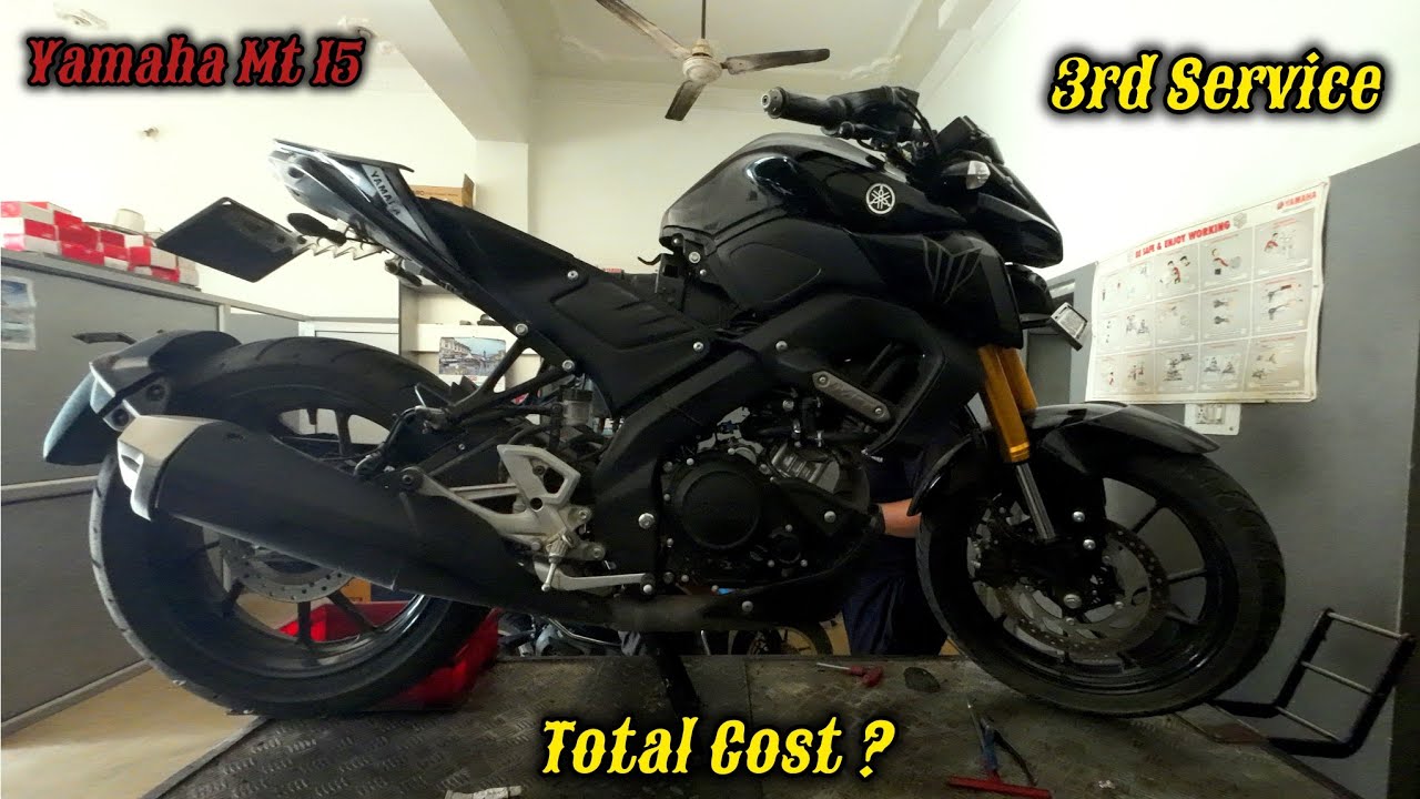MT 15 3RD SERVICE COST | YAMAHA MT 15