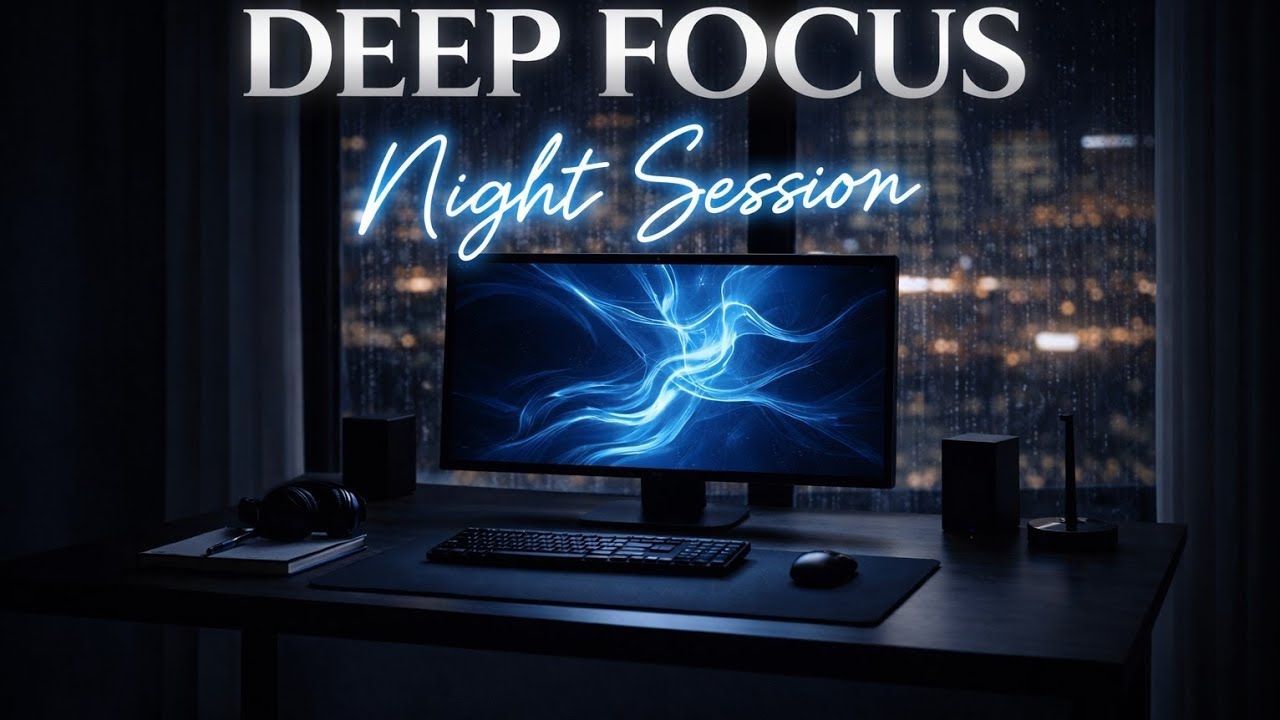 DEEP FOCUS – Night Session | Intense Focus Music for Study, Work & Productivity