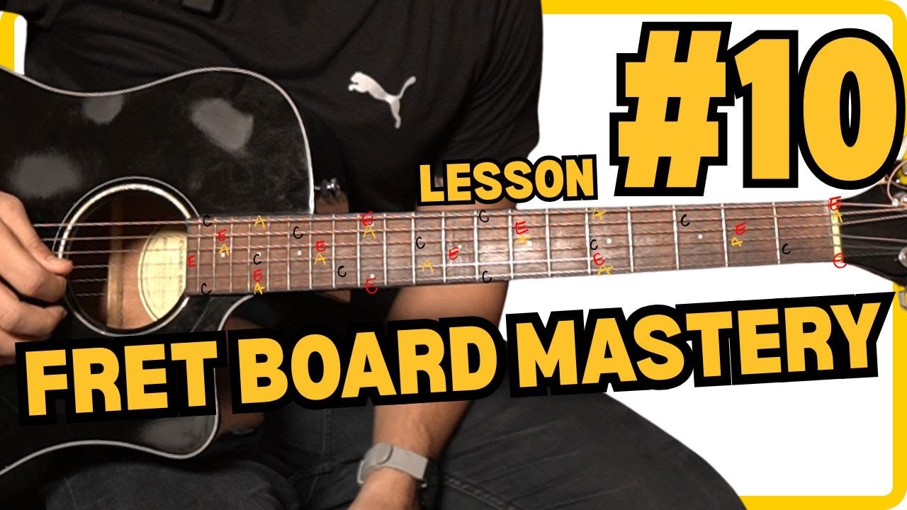MASTER GUITAR FRETBOARD | LESSON #10 | THE VIOLET GUITAR