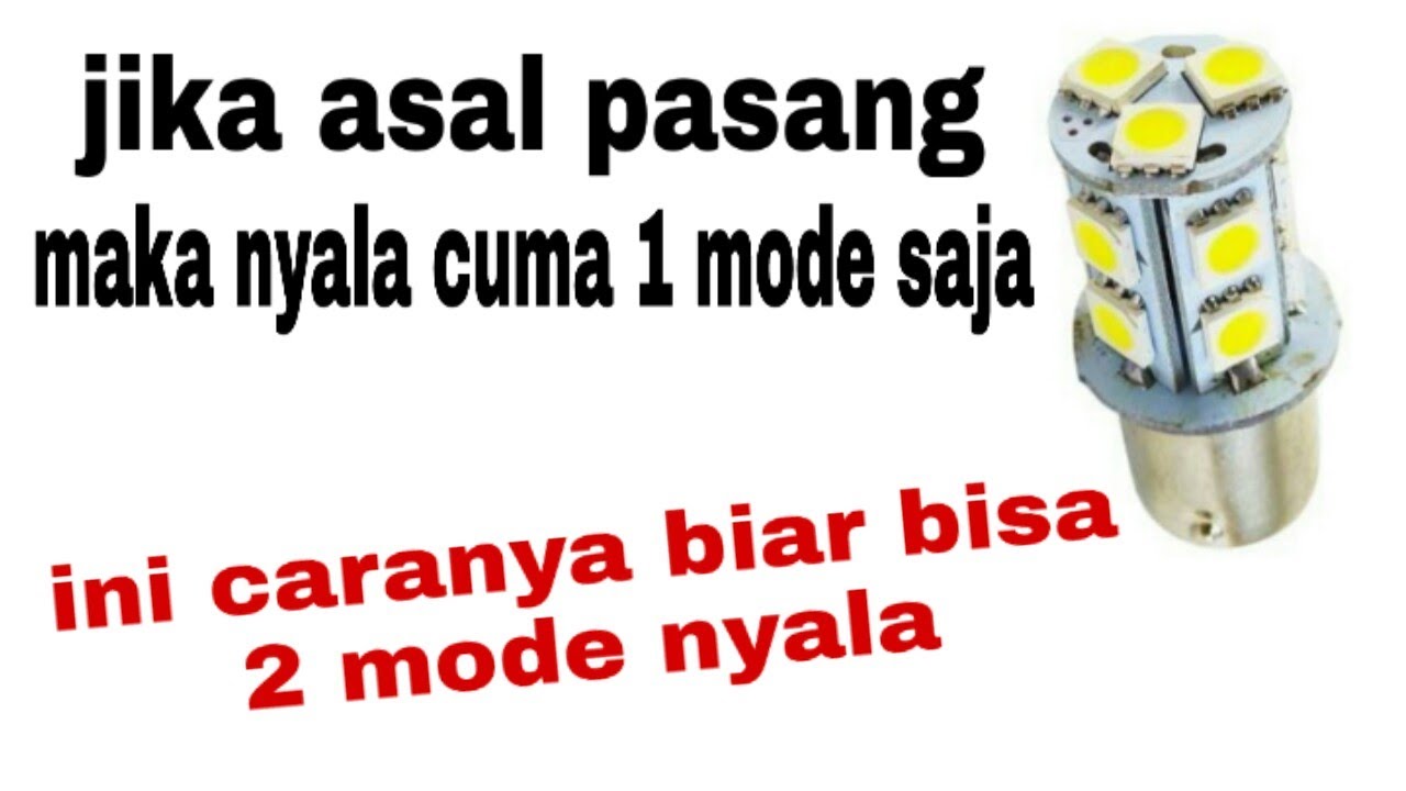 JANGAN ASAL PASANG begini cara pasang lampu belakang LED yang benar