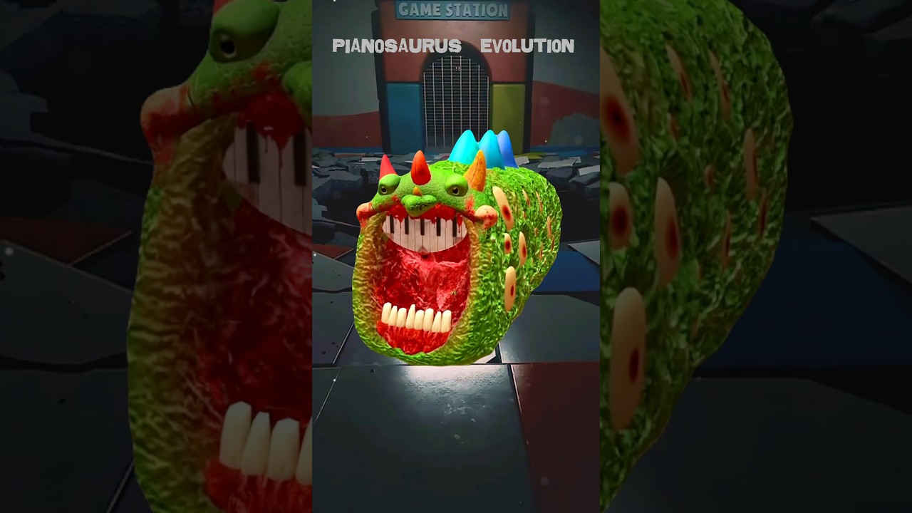 All Sizes Pianosaurus Family | Poppy Playtime | Evolution #poppyplaytime