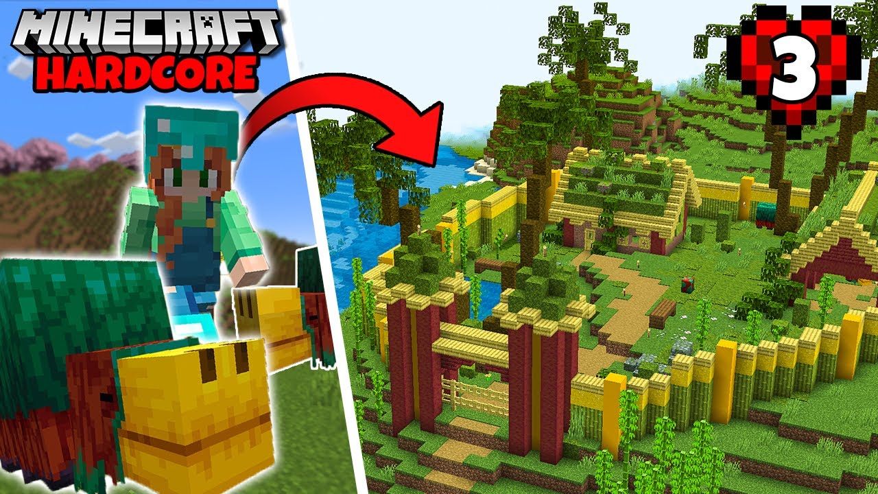 I Built a SNIFFER SANCTUARY in Hardcore Minecraft - Episode 3