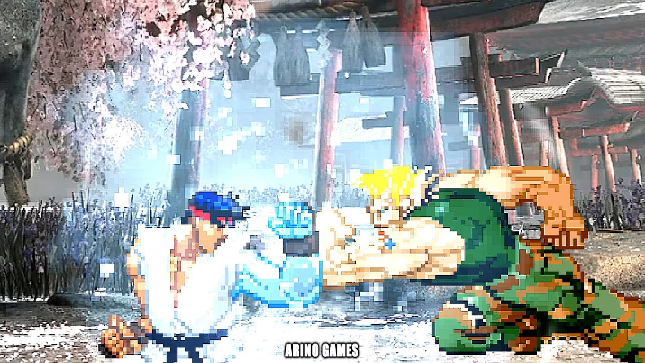 ICE RYU VS WIND GUILE!