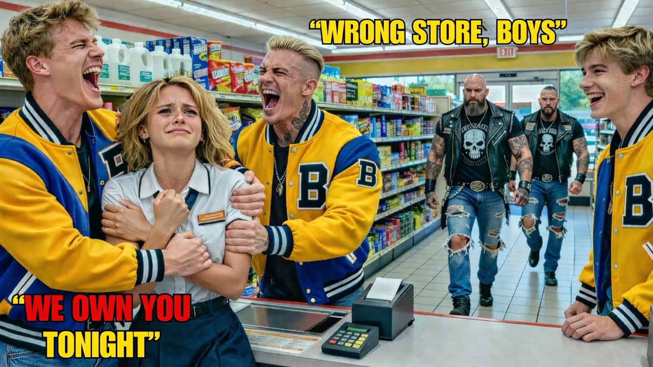 Bullies Harass a White Cashier at Closing — Unaware 35 Hells Angels Bikers Are Still Inside