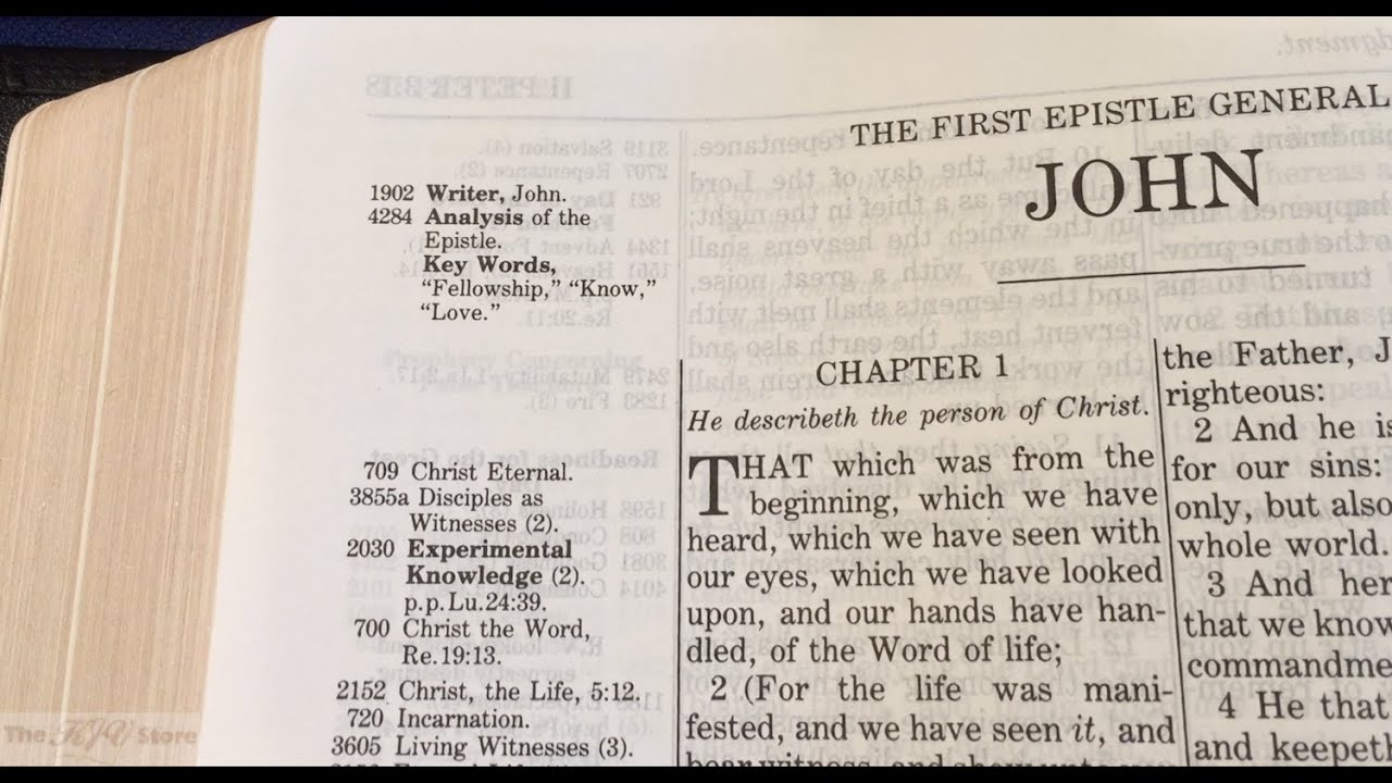 How to Use the Thompson Chain Reference Bible