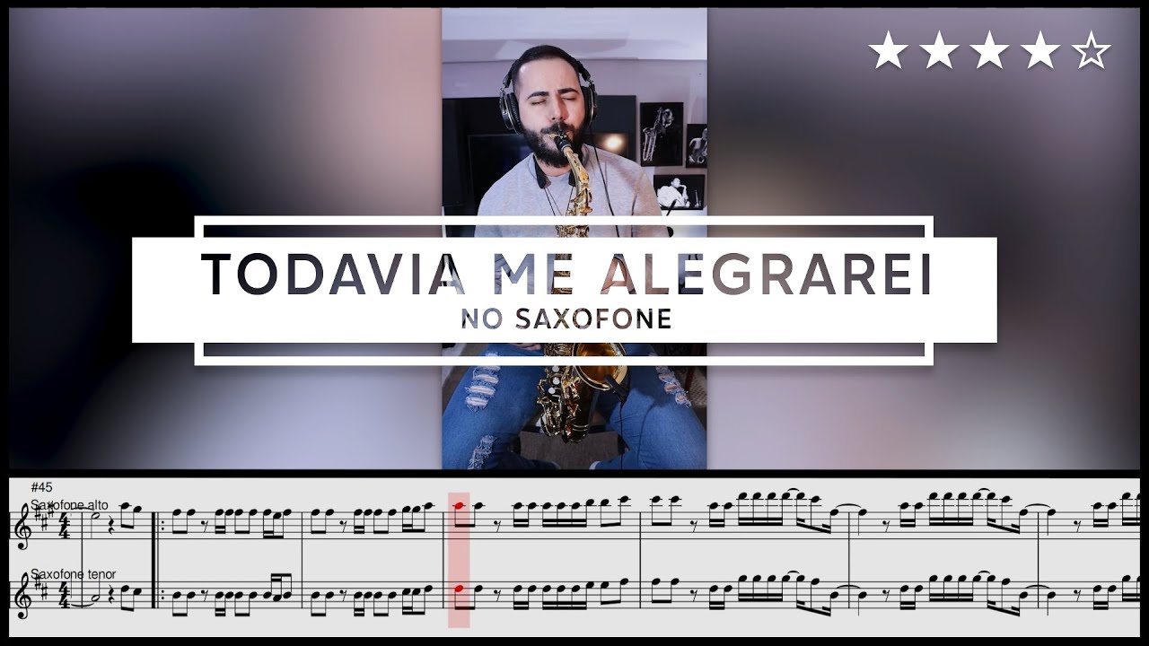 TODAVIA ME ALEGRAREI (Leandro Soares) no Saxofone | Prof. Harrison Peclat