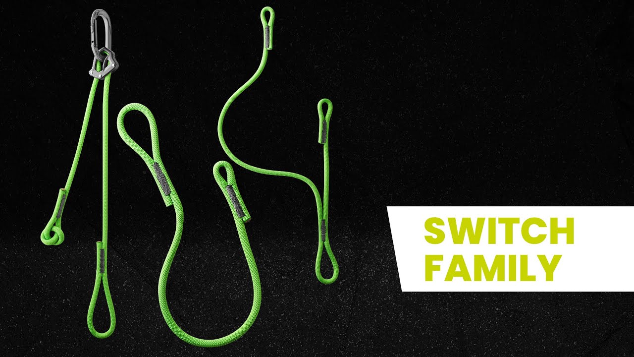 SWITCH FAMILY: Innovative Self-Belaying Lanyards | EDELRID