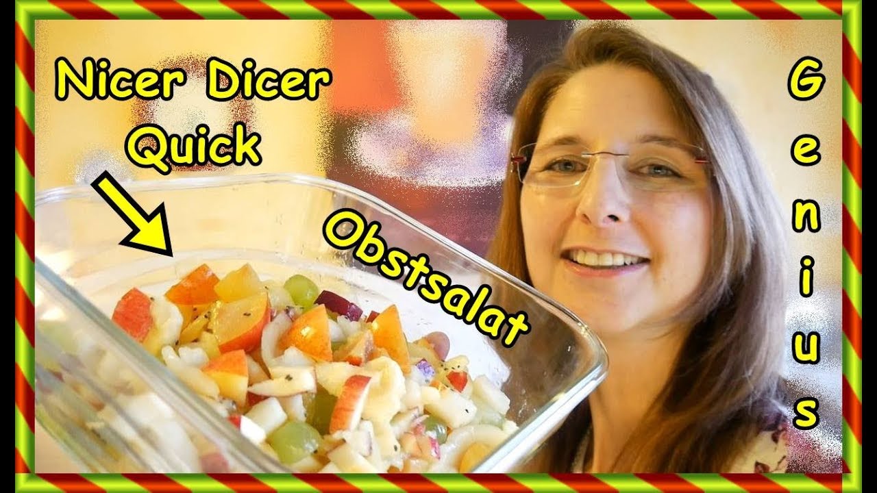 Nicer Dicer QUICK Anleitung und Obstsalat SoFie Haushalt Unperfekt Perfekt