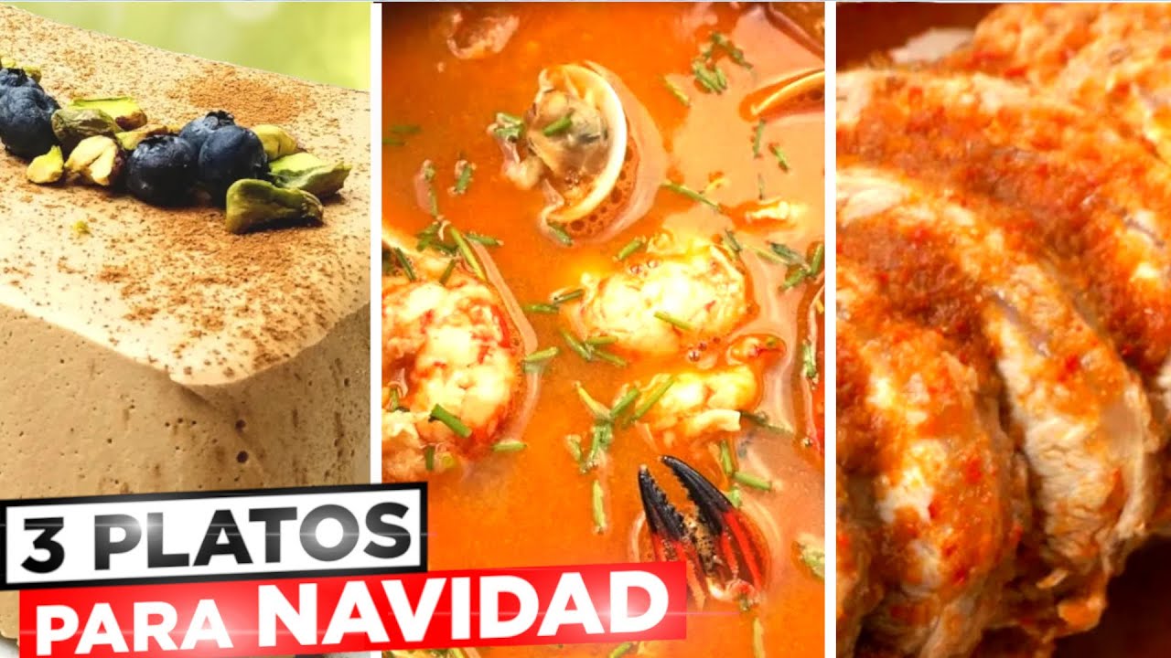 El MENÚ NAVIDEÑO que GUSTA A TODOS 🥧😍 3 platos FÁCILES y RICOS. Triunfa estas FIESTAS