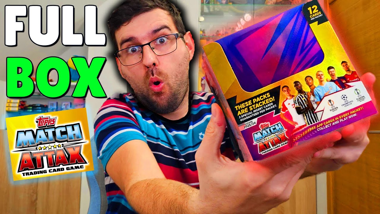 FULL BOX OPENING (36 packs) OF MATCH ATTAX 2024 🔥