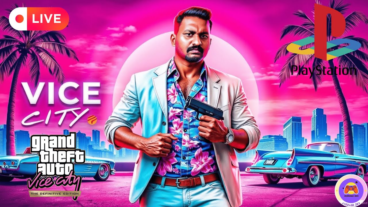 Return to the 80s: GTA Vice City Full Playthrough 📼#livestream