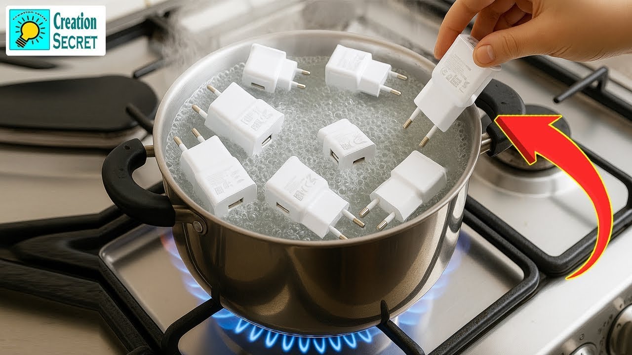 Миллионы людей не знают этого секрета😱! Вскипятите портативное зарядное устройство и заработайте д