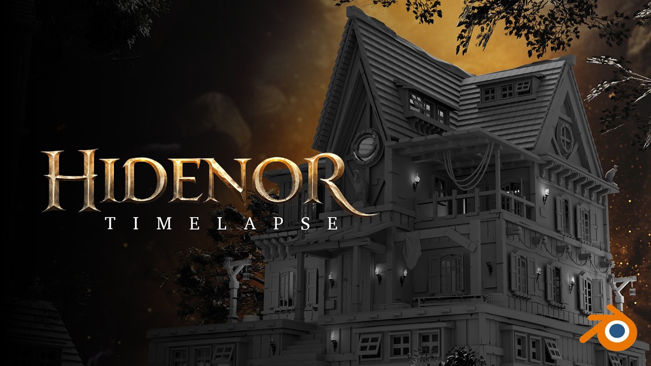 From Blockout to Final Render - Modeling Hidenor in Blender 4.5
