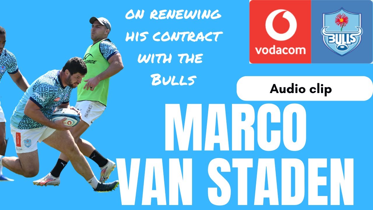 BULLS: Marco van Staden on renewing his contract at the Bulls