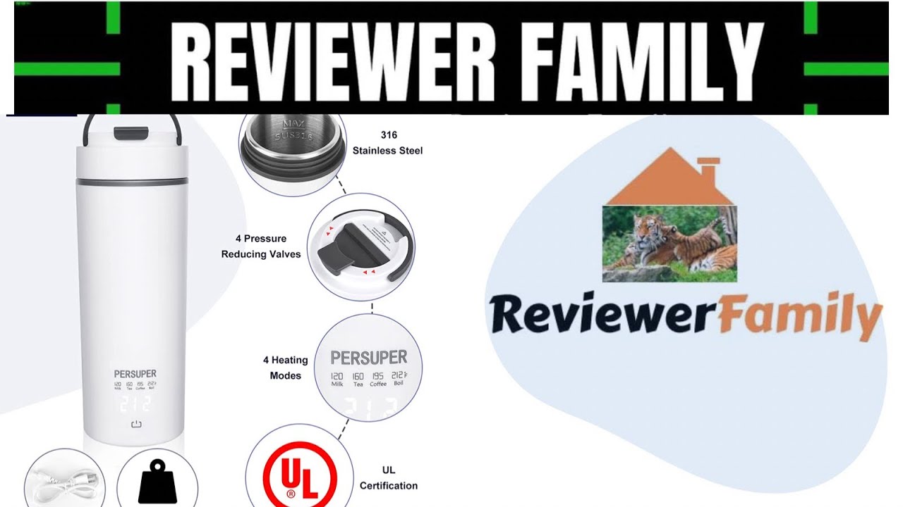 Electric portable kettle @ReviewerFamily