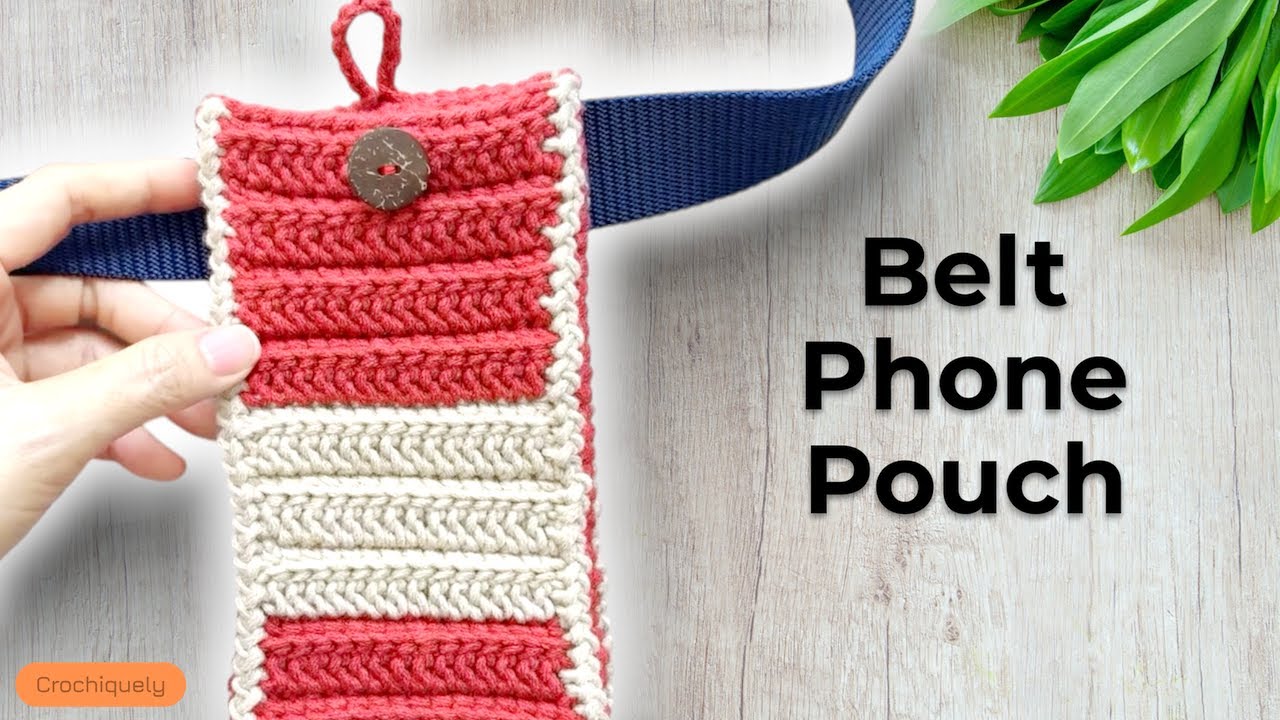 Crochet Belt Phone Pouch | Hands-Free Everyday Carry