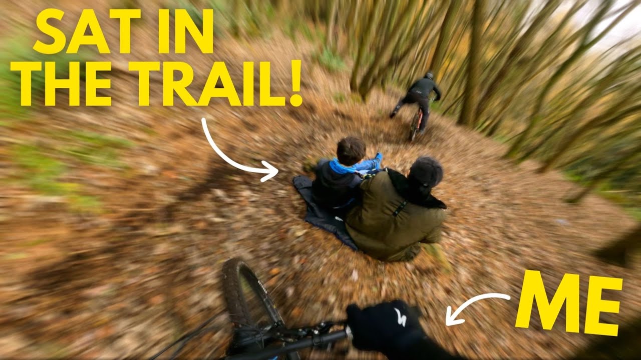 Riding insanely steep MTB trails at The Wrekin! (ft. hikers)